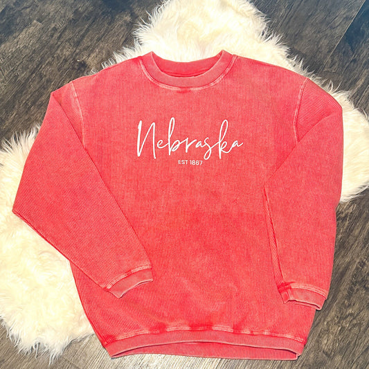 Nebraska EST crewneck
