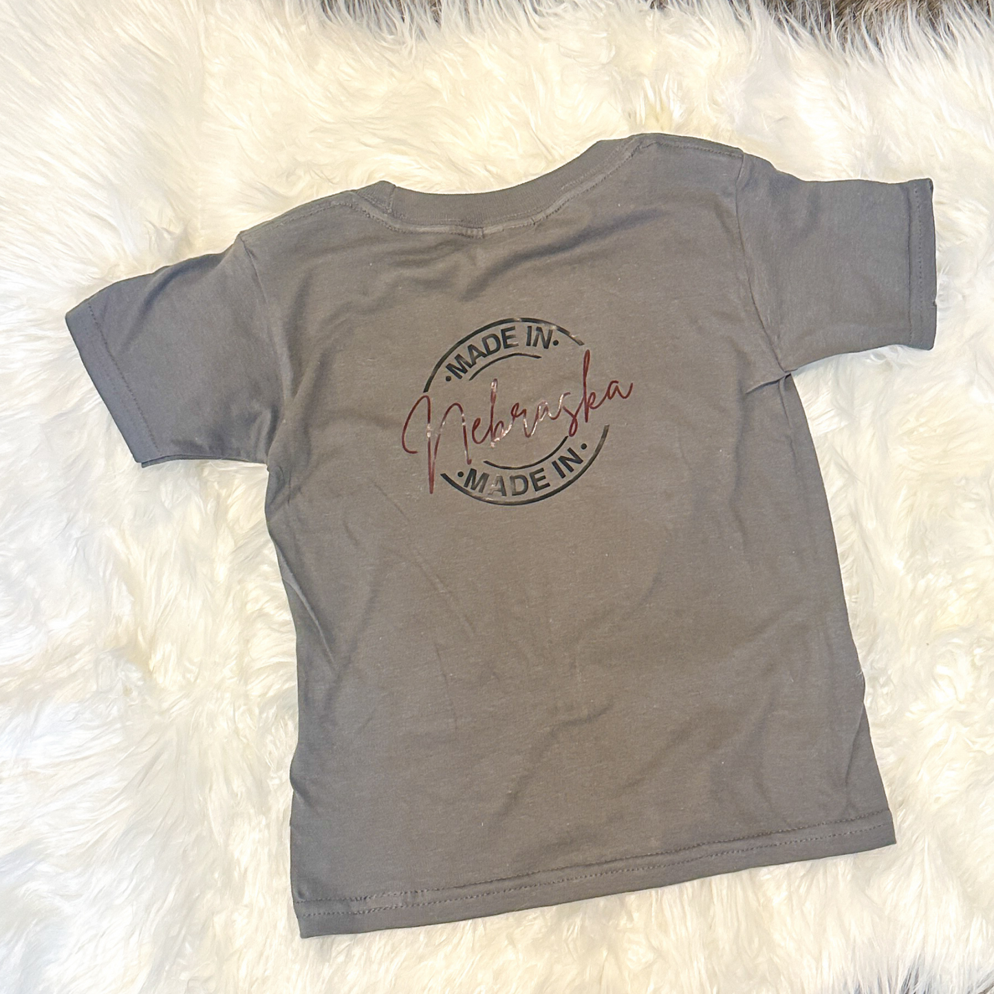 Kids Made in Nebraska Tee