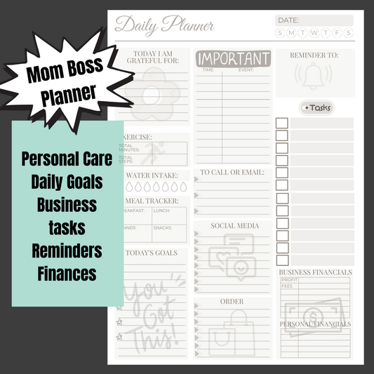 Mom Boss Planner