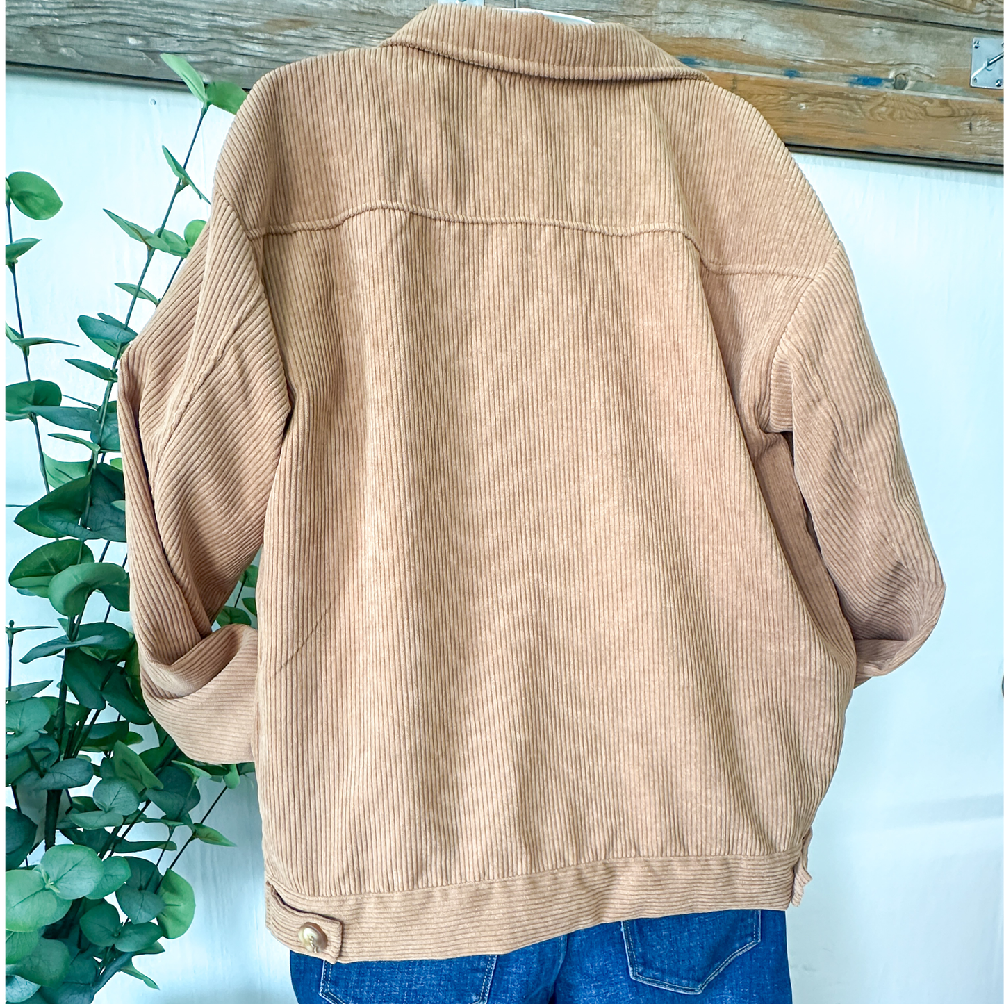 Button up corduroy jacket