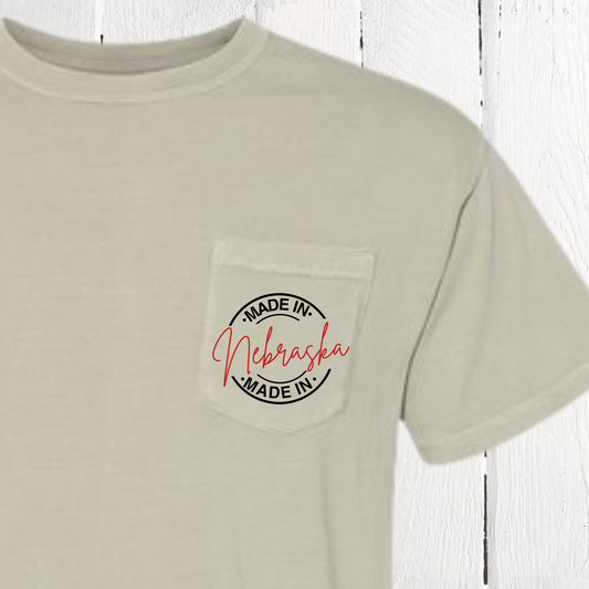 Made in Nebraska Pocket Tee
