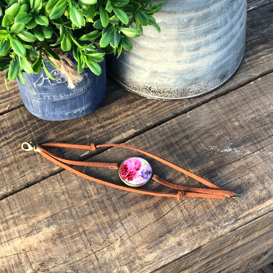 Boho floral bracelet