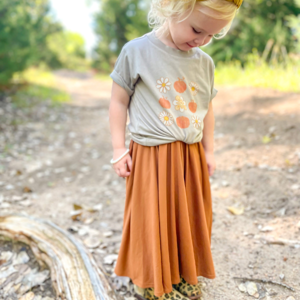 Retro daisy pumpkins - Youth