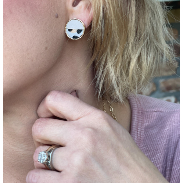 Dainty Sphere Earrings