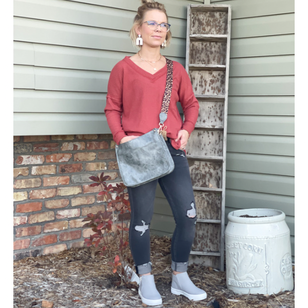 Waffle Drop Shoulder