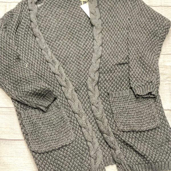Braided cardi