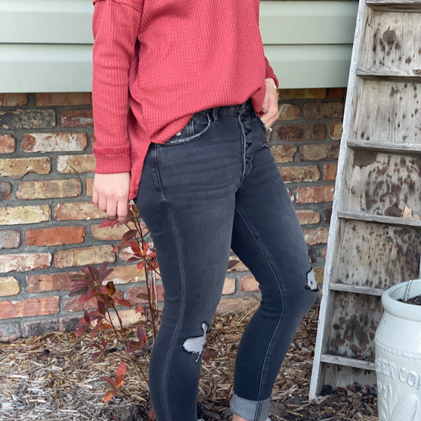 Waffle Drop Shoulder