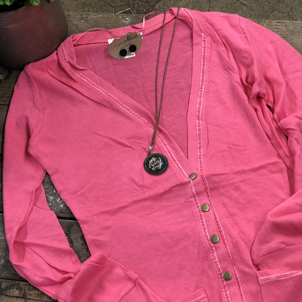 Snap Cardigans- multiple colors