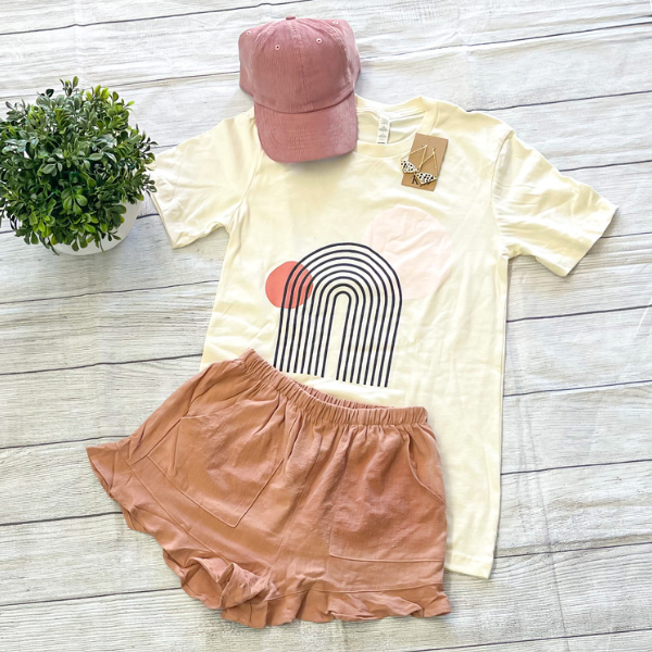 Linen flutter shorts