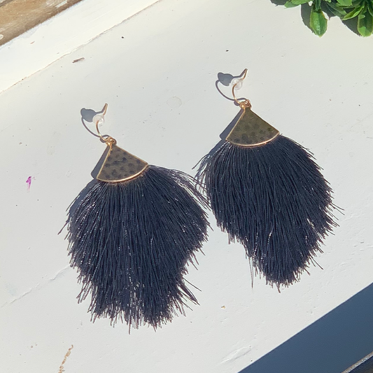 Fringed earrings