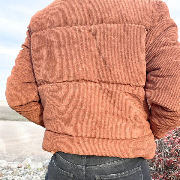 Corduroy Puffer Jacket