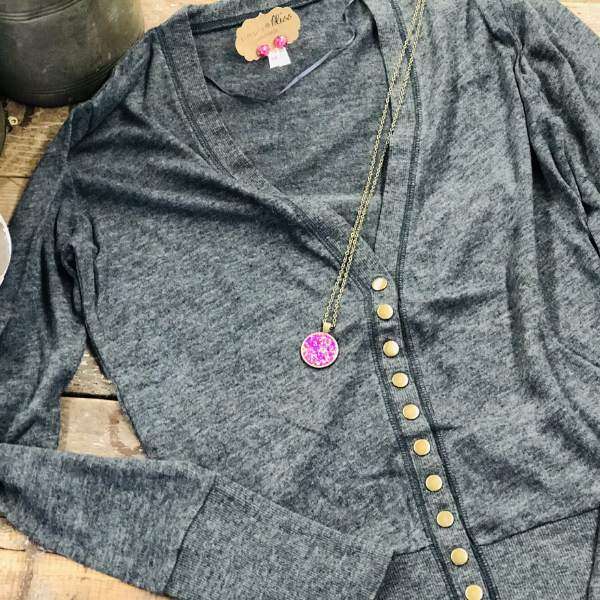 Snap Cardigans- multiple colors