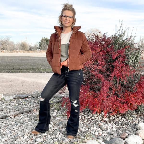 Distressed Flare Kancans