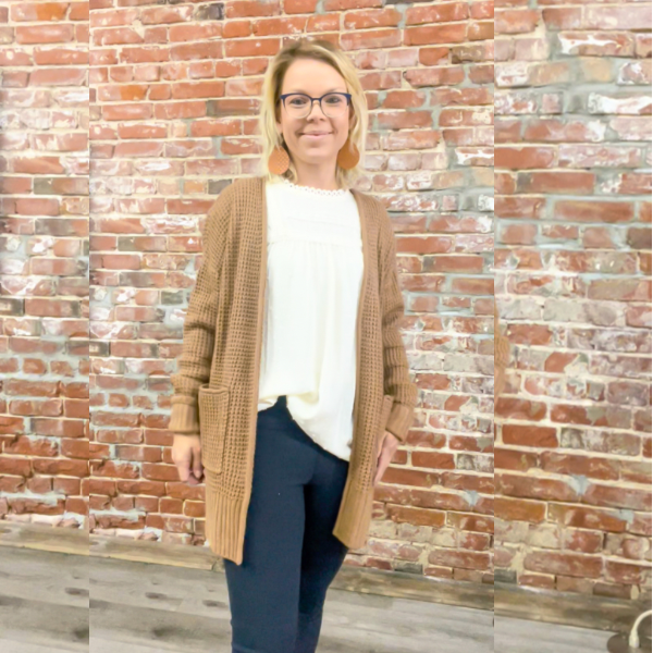 Cozy knitted cardigan