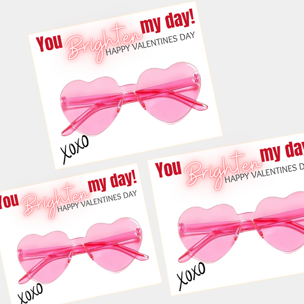 Heart Sunglasses Valentine gift