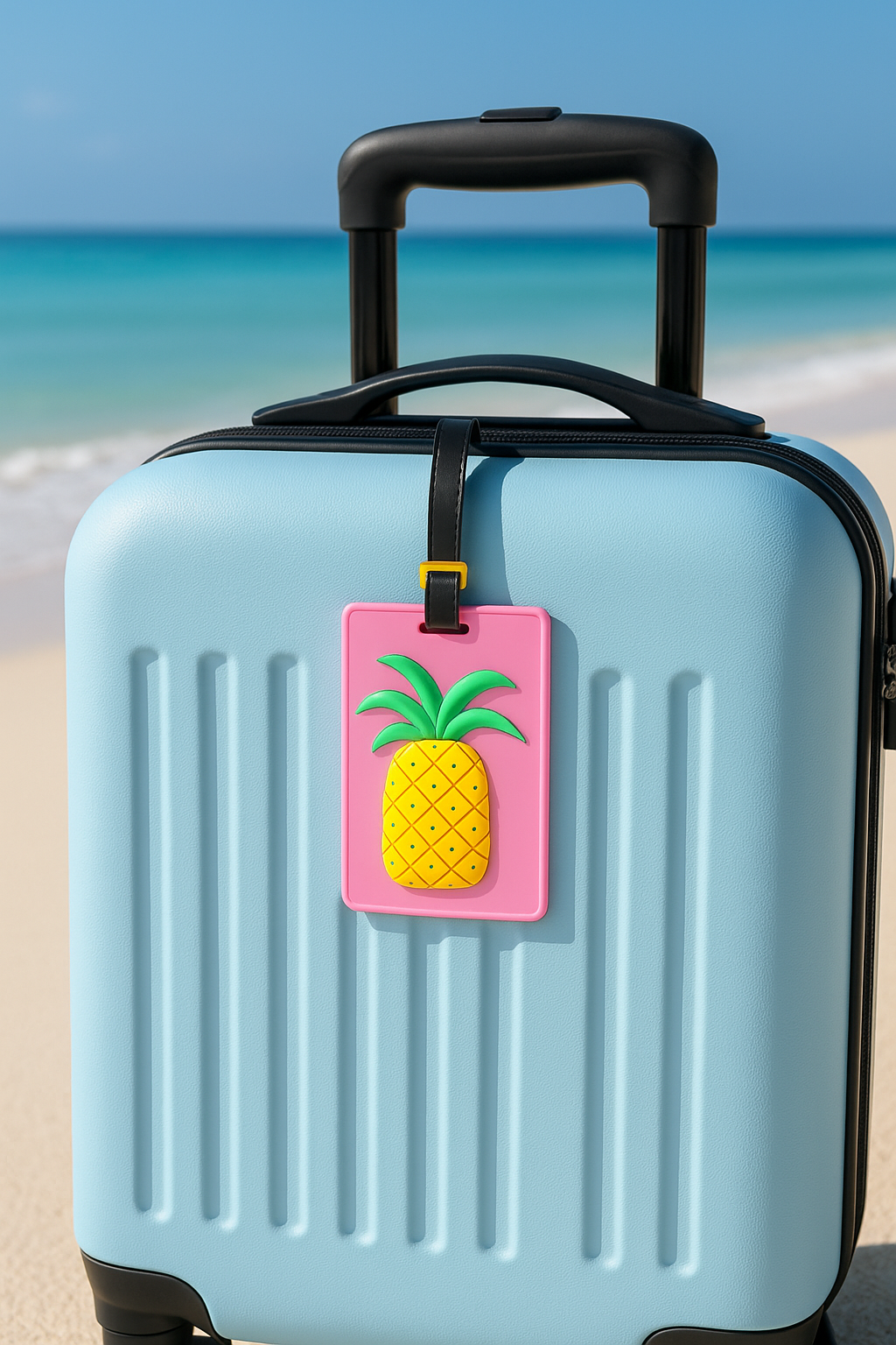 Bright Silicone Luggage Tags – Cute Travel ID Tags | Cupcake, Donut, Pineapple, Popsicle, Airplane