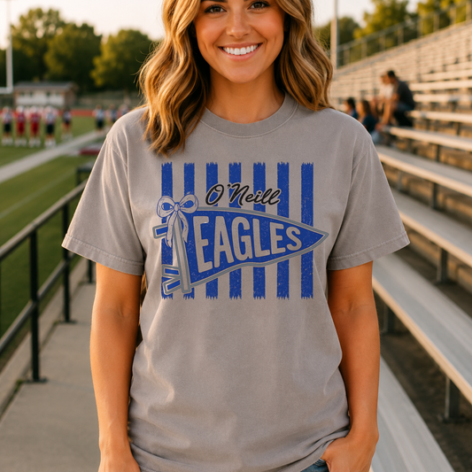 Eagle flag spirit graphic tee