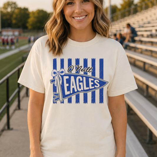 Eagle flag spirit graphic tee