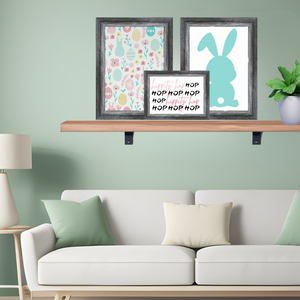 Spring bunny wall art
