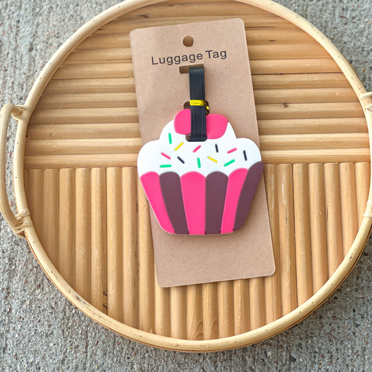Bright Silicone Luggage Tags – Cute Travel ID Tags | Cupcake, Donut, Pineapple, Popsicle, Airplane
