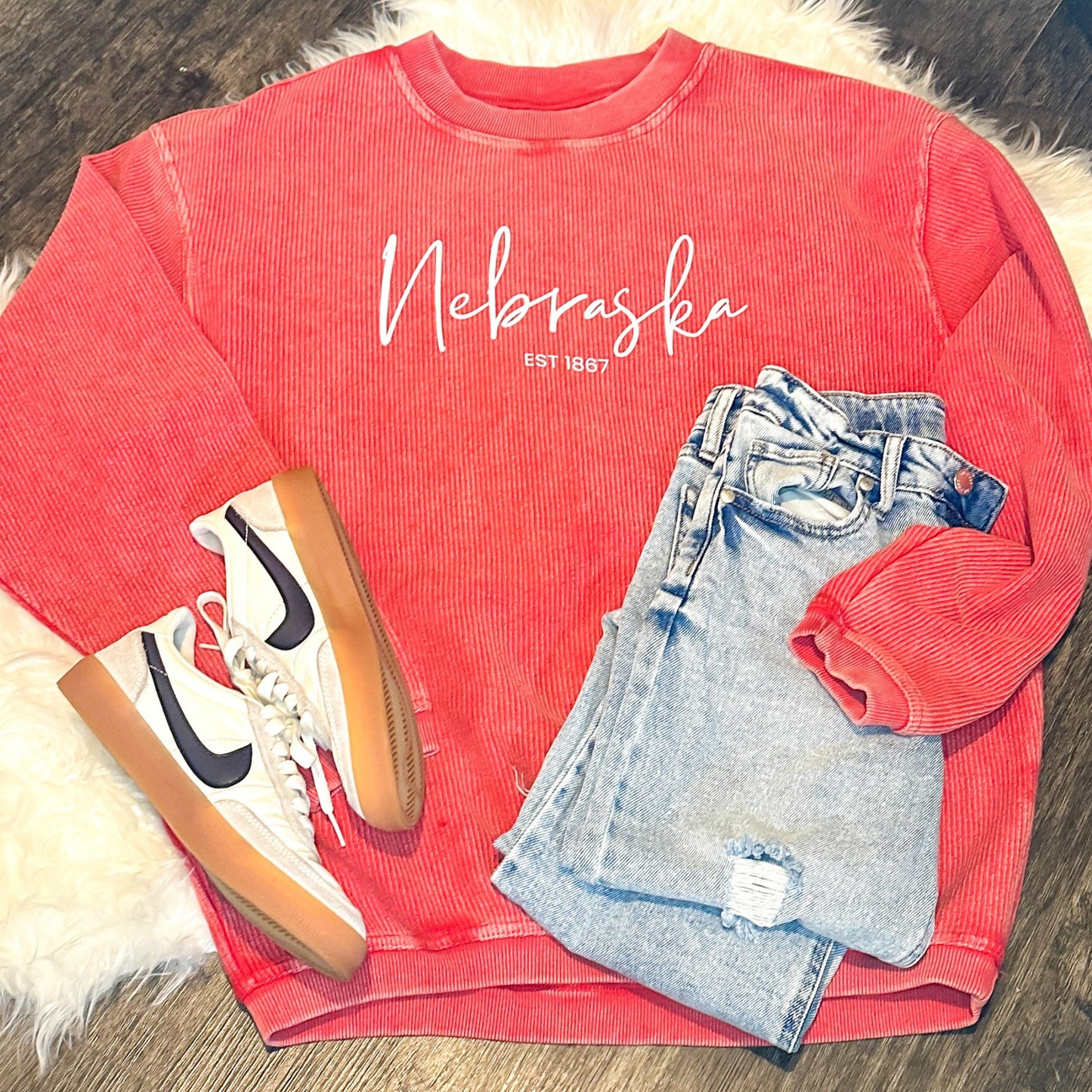 Nebraska EST crewneck