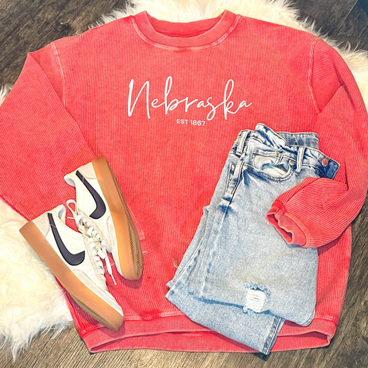 Nebraska EST crewneck