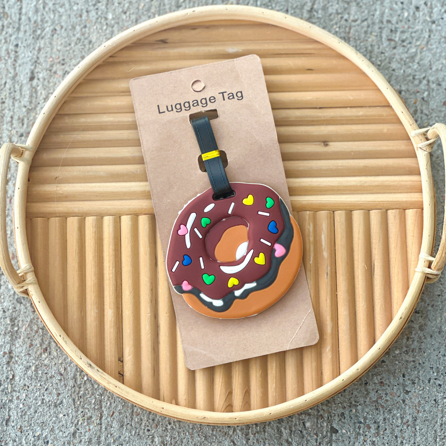 Bright Silicone Luggage Tags – Cute Travel ID Tags | Cupcake, Donut, Pineapple, Popsicle, Airplane