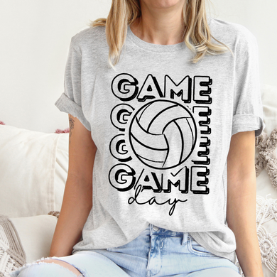 volleyball game day graphic tee