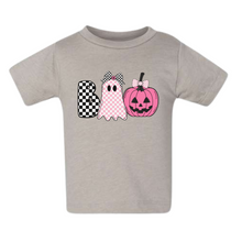 Checked boo Graphic Tshirts