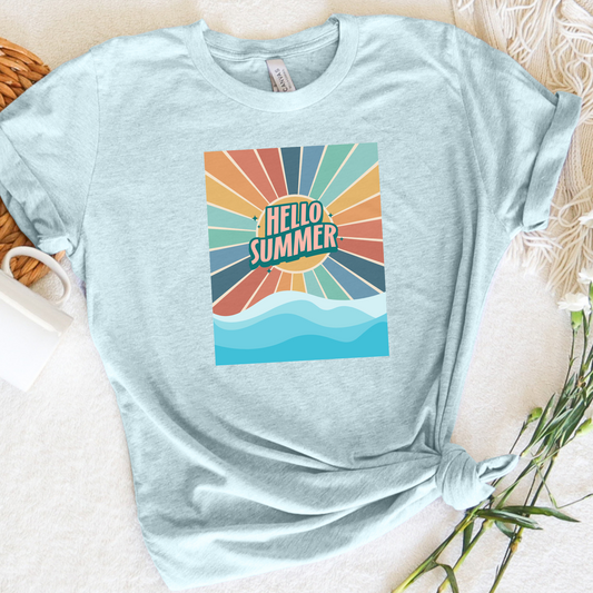 Hello summer tshirt