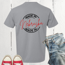 NE state basic graphic tshirt