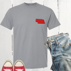 NE state basic graphic tshirt