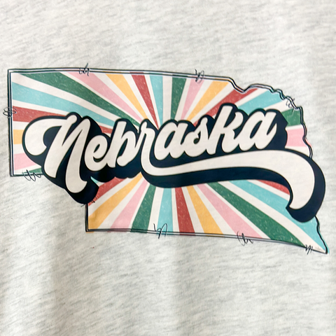 Retro Nebraska state