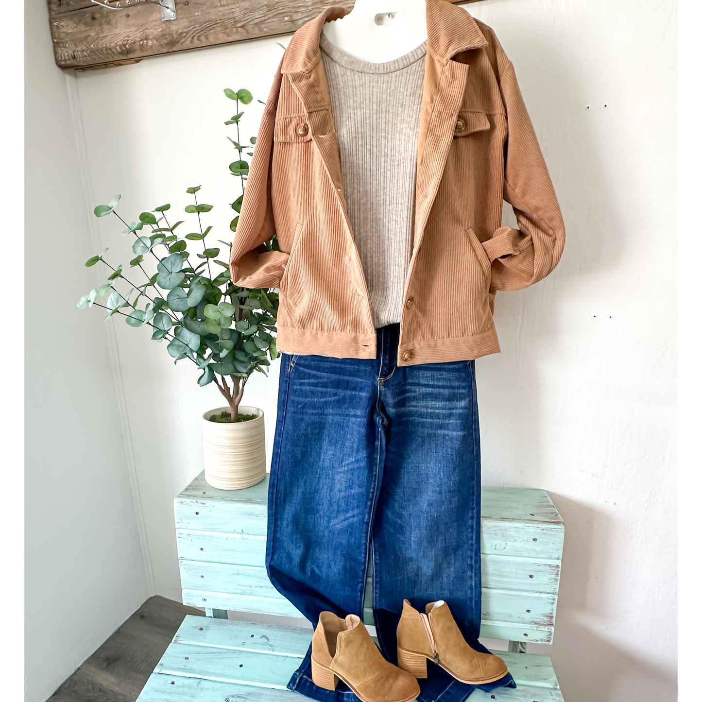Button up corduroy jacket