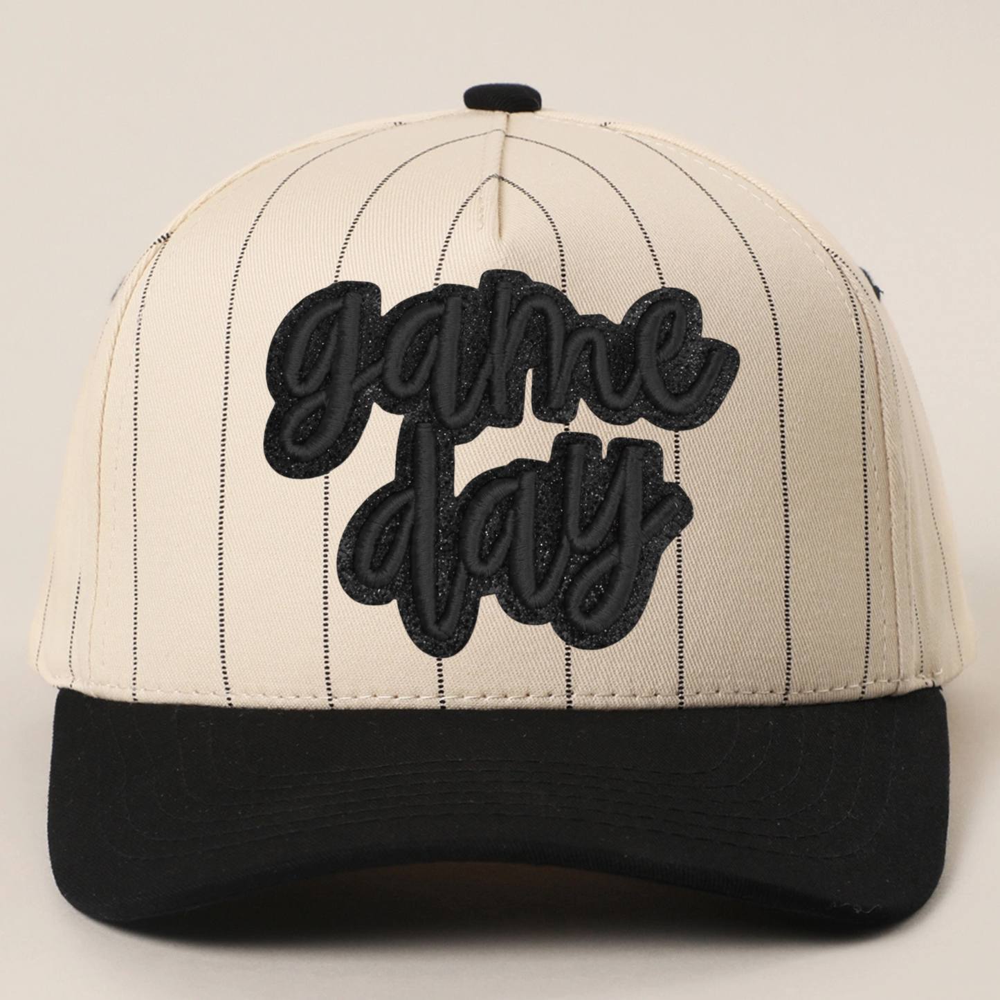 Pinstripe game day hat
