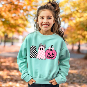 Checkered Boo Sweatshirt